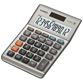 Casio MS-120BM-S-MP Calculadora, Gris Plata, Mediano