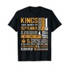 Birthday Gifts - Kings are Born In September T-Shirt T-Shirt