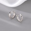 Reffeer 925 Sterling Silver Small Round Hoop Earrings for Women