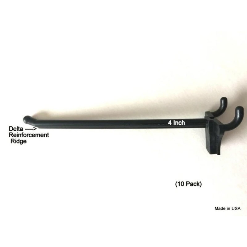 ProCraft Brand (10 Pack) 4 Inch Black Plastic Peg Kit.