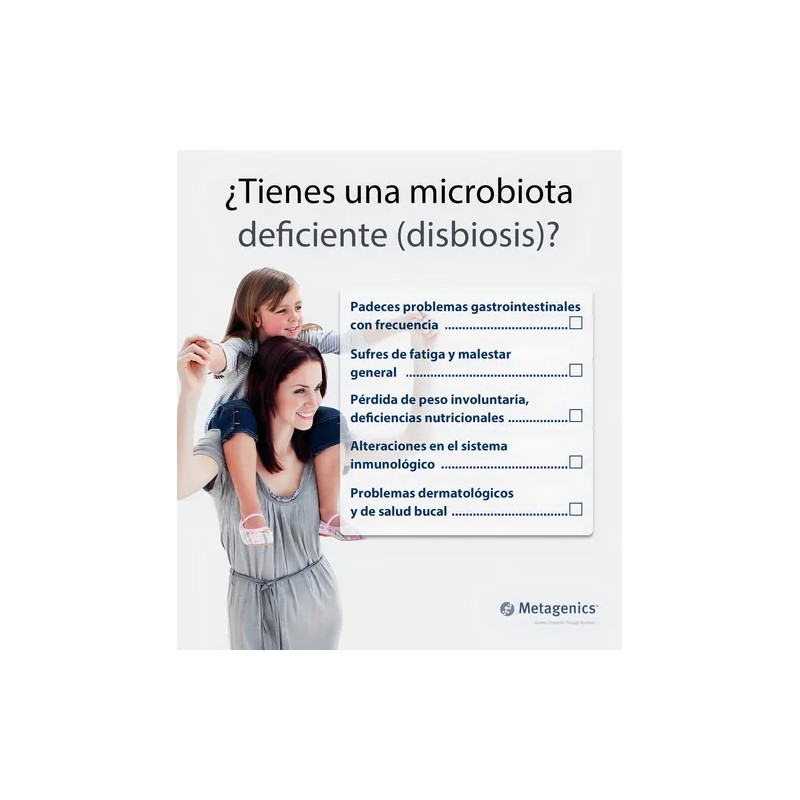 Metagenics Ultraflora Womens 30 Caps Suplemento Probiótico Sin Sabor