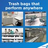 Glad ForceFlex Tall Kitchen Drawstring Trash Bags, Clorox 13 Gallon
