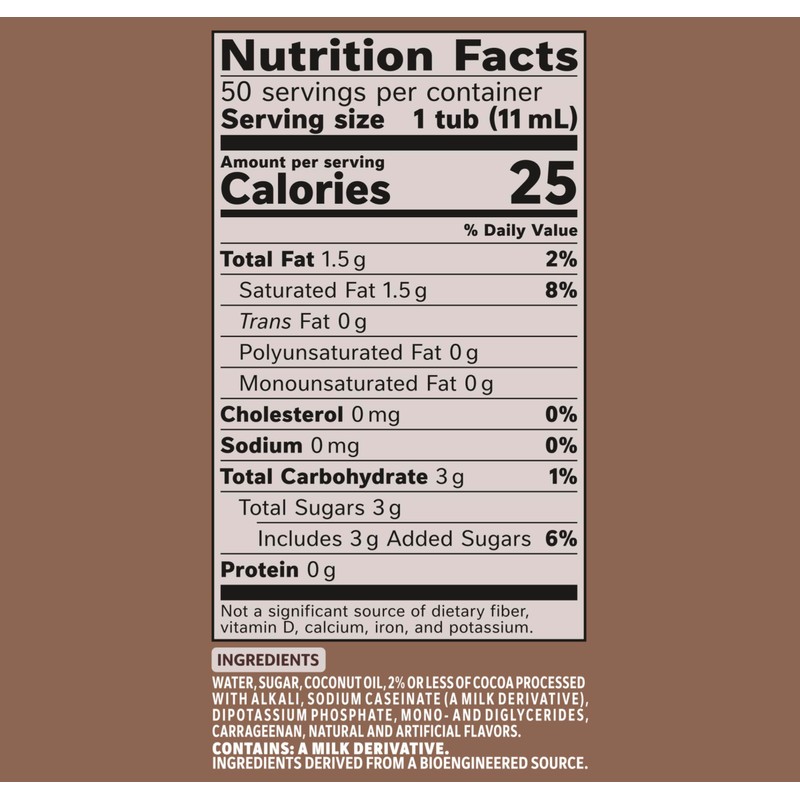 Nestle Coffee mate Liquid Coffee Creamer Singles, Café Mocha, 50