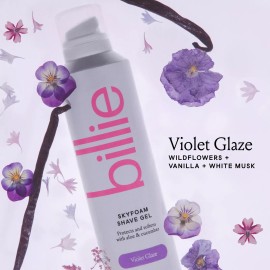 Billie SkyFoam Shave Gel - Violet Glaze Scent - 6.7 fl oz