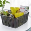 Ortodayes Cupboard Storage Baskets, Set of 3 Storage Baskets, Plastic