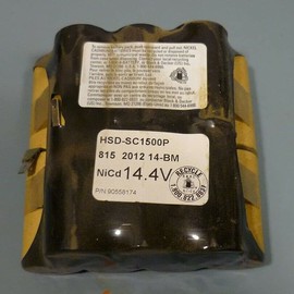 Eztronics Corp Battery Recell Pack for Black Decker 14.4V 2.0AH Ni-Cd Handheld Vacuum Cleaner hsd-sc1500p P/N 90558174