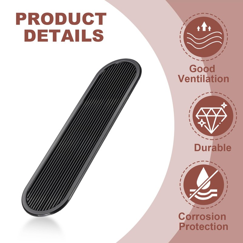 PATIKIL 10 Inch Oval Ventilation Grille, Plastic Air Vent Cover