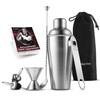 FineDine Cocktail Shaker Set - 7-Piece Cocktail Making Set w/