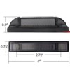 Partswcgg 4Pcs 4" Inch Smoked Amber LED Front Grille Marker