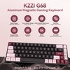 KZZI CNC Magnetic Gaming Keyboard with Rapid Trigger, Hall Effect