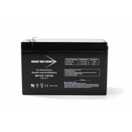 Bright Way SLA 12V 7AH Compatible Battery for APC RBC38 RBC40 RBC51 RBC106 RBC110