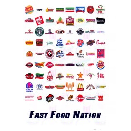 MOST POPULAR U.S. FAST FOOD RESTAURANT LOGOS 8x10 GLOSSY REPRINT VINTAGE