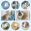 PINVNBY Rabbit Corner Litter Box with Drawer for Cage Small