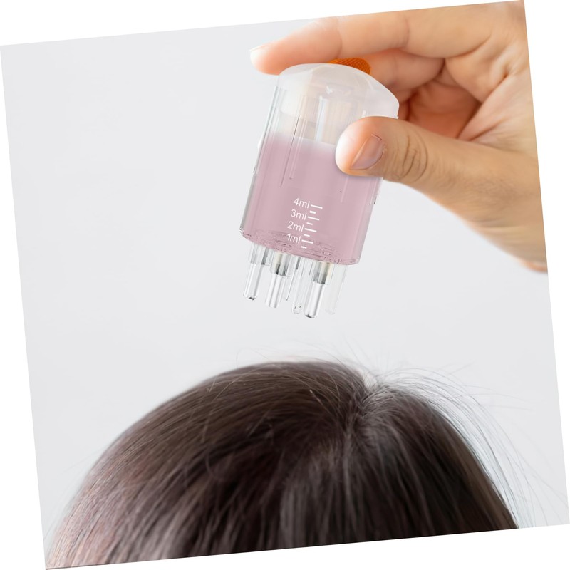 Ipetboom Hair Oiling Applicator Scalp Applicator Hair Roller Comb Plastic