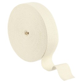 sourcing map 1.18 Inch Cotton Twill Tape Ribbon, 22 Yards Roll Herringbone Webbing Tape, Bias Binding Tape for Sewing DIY Crafts, Beige