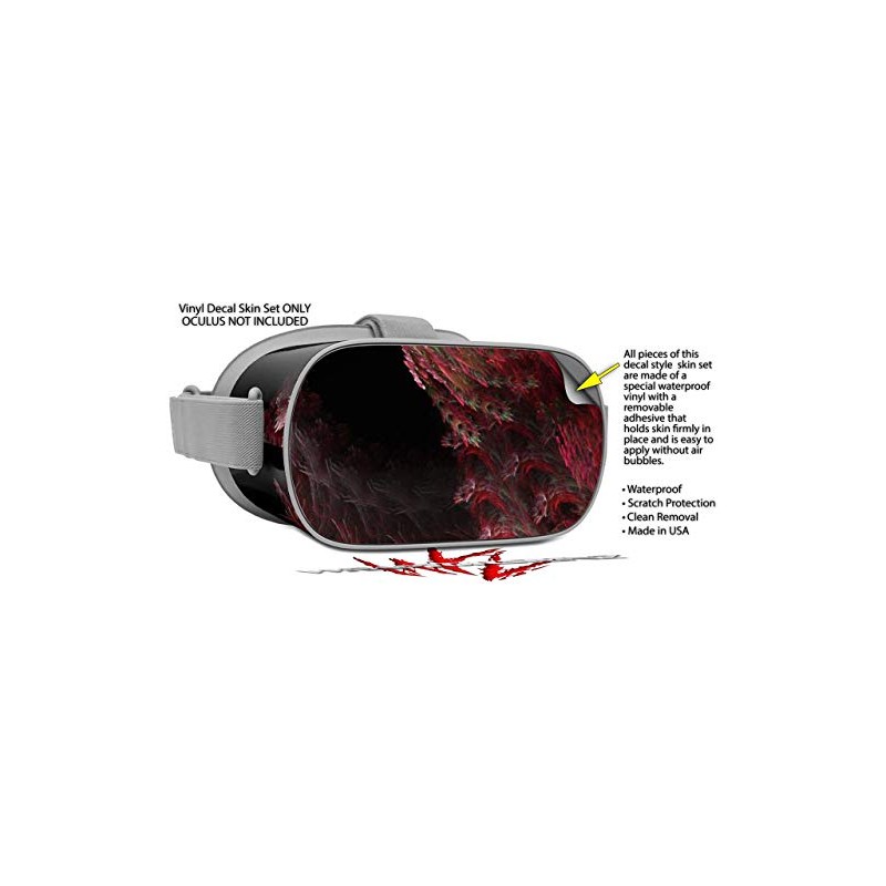 Decal Style Skin Wrap Compatible with Oculus Go Headset -