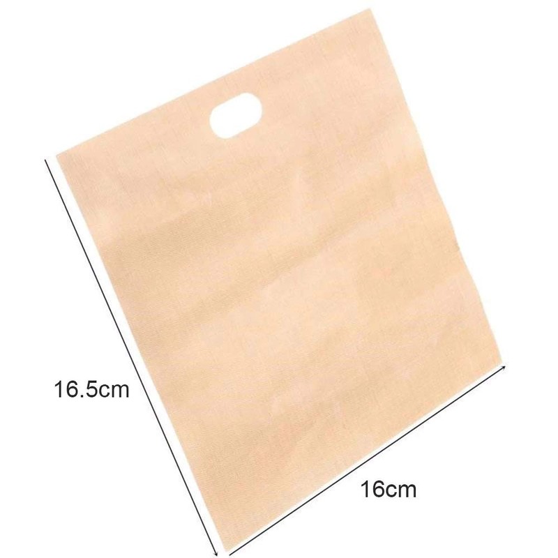 Toaster Bags, 10pcs Reusable Non-Stick Sandwich Toaster Bags Washable Heat