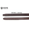 KORE Slim Full-Grain Leather Track Belts | “Ignite” Alloy Buckle