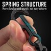 KeyUnity Titanium 2 in 1 EDC Keychain Clip Multitool, Carabiner