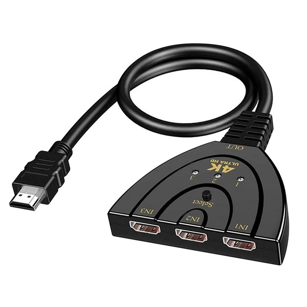 Hididi HDMI Splitter Adapter Cable, 1080P HDMI Splitter 3 in