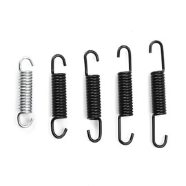 GOFIRA 5Pcs Motorcycle Center Stand Spring in Heavy Spring Steel Material,Overall Length 75mm 90mm 100mm 110mm 120mm