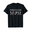 Firefighter Mom Mother Support the Thin Red Line Flag Son