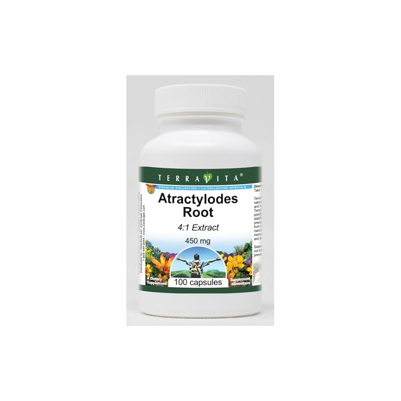 Atractylodes Root 4:1 Extract - 450 mg (100 Capsules, ZIN: