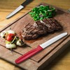 HOHSCHEID Steakmesser Set 6-teilig, Edelstahl Steakbesteck Set Fein Wellenschliff Steakmesser