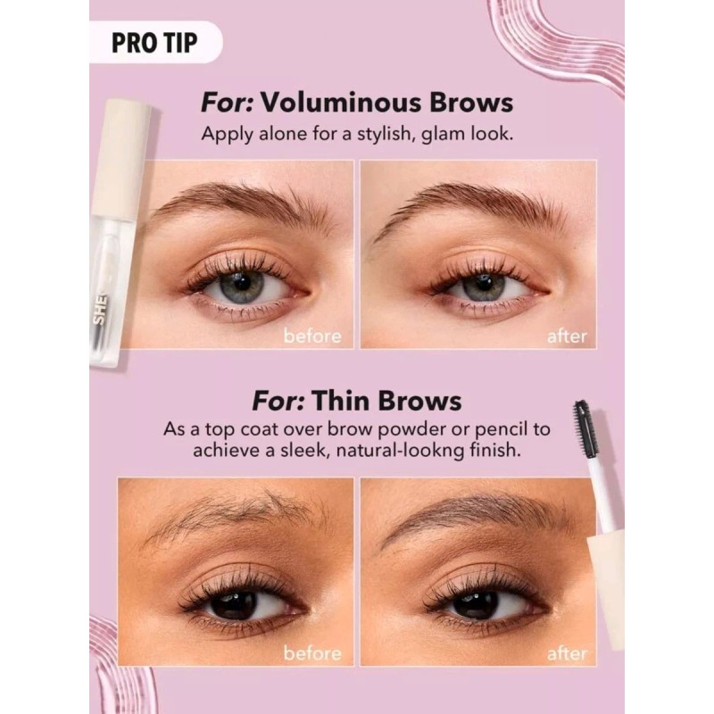 Sheglam Gel Transparente Fijador De Cejas Volumen