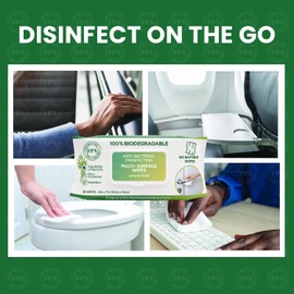 FPN Multi-Surface Wipes 7x8 in, 24CT 1440 Wipes, No Bleach – Safe for Home, Office, Travel – Unscented