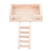 SUPVOX Hamster Climbing Ladder and Standing Platform Natural Design for