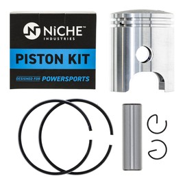 NICHE Stock Piston Bearing Kit for Yamaha PW80 Y-Zinger 3E5-11631-00-97 3E5-11635 3E5-11636