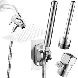 Shower Enema with Diverter - Shower Douche Nozzle for Men Enema kit for Colon Cleansing ，Shower Enema System with 100 Inches Hose ，Water Control Valve for Men and Women Portable Cleaning