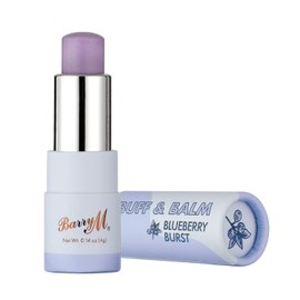 Barry M Cosme Buff and Balm Lip Tint, with Scrub to Balm Formula in Purple Blueberry Burst