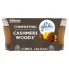 Glade Candle Jar, Air Freshener, Cashmere Woods, 3.4 Oz, 2