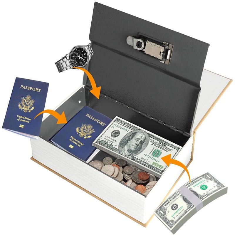Security Box, Book-shaped Safe Box, Diversion Book Safe with Combination