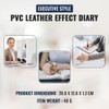 1ABOVE 2026 Pocket Diary, A7 Week to View PVC Leather
