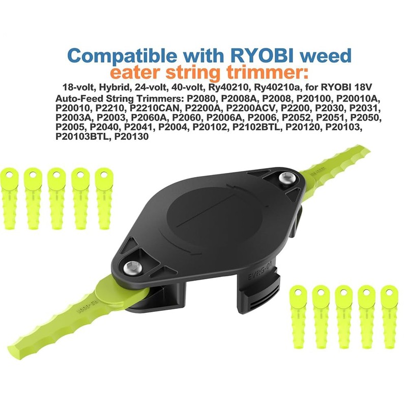 Weed Eater Bladed Head, Compatible with ACFHRL2&AC14RL3A,RYOBI ONE Head 18V,