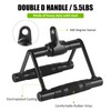 DYNASQUARE Lat Pulldown Attachments Combo, Curl Pulldown Bar with 360°