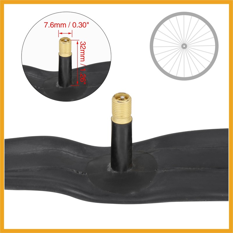 Partuto 26 Inch Bike Tube 26x1 3/8 American Type Valve