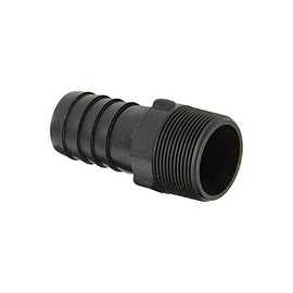 1/2 Inch PVC Hose Connector - 1/2 Inch Insert x 1/2 Inch MNPT Hose Barb Fitting - Garden Hose Fittings - Hose Barb Fittings - Barbed Connector Hose Adapter Fitting For Water Hose