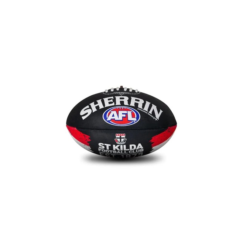 Sherrin AFL St Kilda Song Football, Size 2