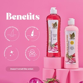 Natural Sant Onion, Rosemary and Biotin Shampoo & Treatment (16 Fl Oz/500 ml)