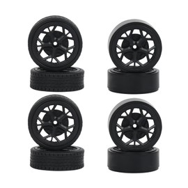 4-Pack Drift Tires Tyre and 4-Pack Racing Tyres Only Suitable iBlivers 1/14 RC Remote Control RC Drift Car