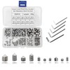 290 Pcs Cone Point Grub Screws Mixed, Assorted Stainless Steel
