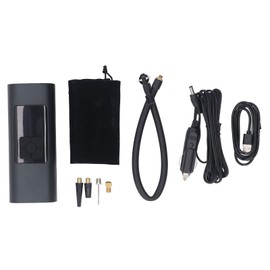 Tyre Inflator Portable Air Compressor, 6000mAh & 150PSI Electric Air Pump with LED Light, Accurate Pressure LCD Display, Cordless Mini Trye Pump Fast Inflation for Car Motorcycle
