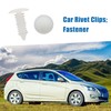 A ABSOPRO Car Clips Rivets 6.5mm Hole Dia Fastener Plastic