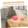 COLLBATH 2pcs Storage Bag Period Organizing Box for Case Compact