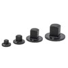 Jiawu 4PCS Low Profile Impact Socket Adapter Set, 3/4in-1in 1/2in-3/4in