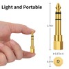 Tomswa 6.35mm to 3.5 mm Adapter,3.5mm Stereo Headphone Adapters for